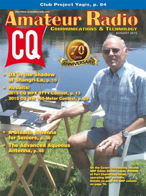 Cq Amateur Radio August 2015 Download Digital Copy Magazines And Books In Pdf
