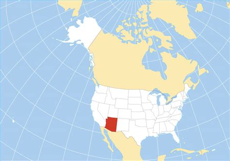 Reference Maps Of Arizona Usa Nations Online Project
