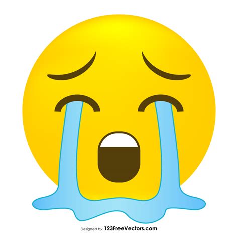 Loudly Crying Face Emoji Vector 8184 The Best Porn Website