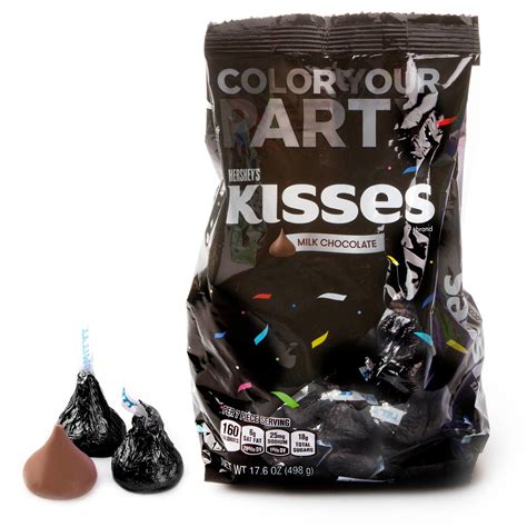 Black Hersheys Kisses 176 Oz Bag • Chocolate Candy Delights • Bulk