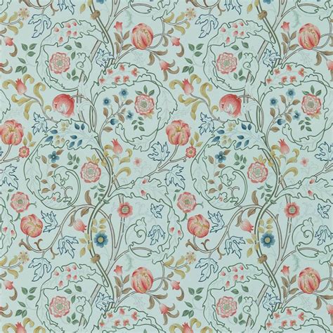 Mary Isobel Wallpaper Silk Bluepink Dm3w214731 William Morris