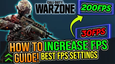 Cod Warzone How To Boost Fps Easy Best Settings Season 6 Youtube