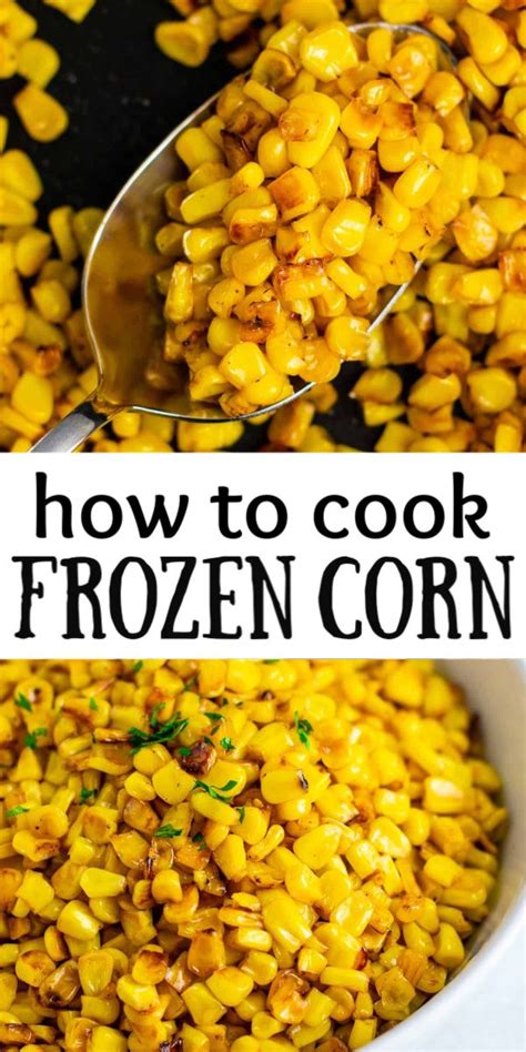 Air fried corn on the cob is amazing! Skillet Corn (with frozen corn) | Skillet corn, Corn side ...