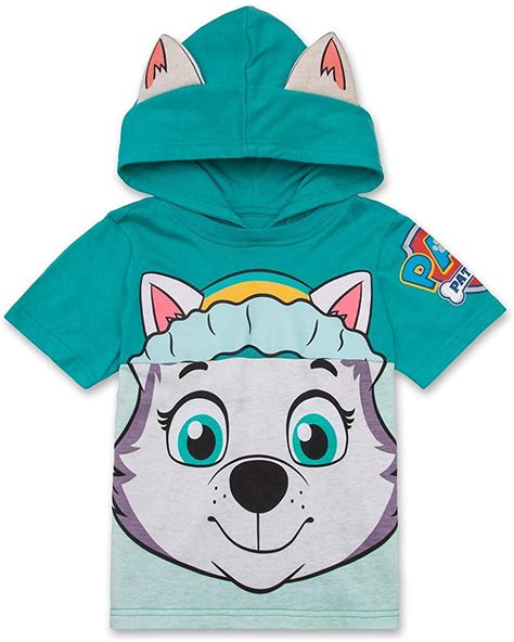 Nickelodeon Paw Patrol Hooded Shirt Skye Everest Girls