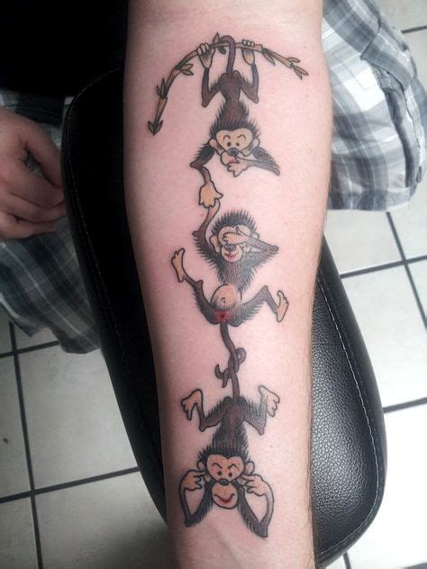 Monkey Tattoos For Girls 27 Arresting Monkey Tattoos Creativefan