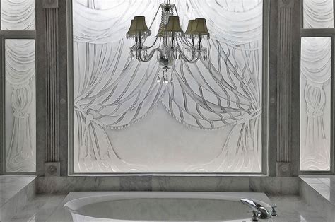 frosted glass door and pannels w etched design for office or household