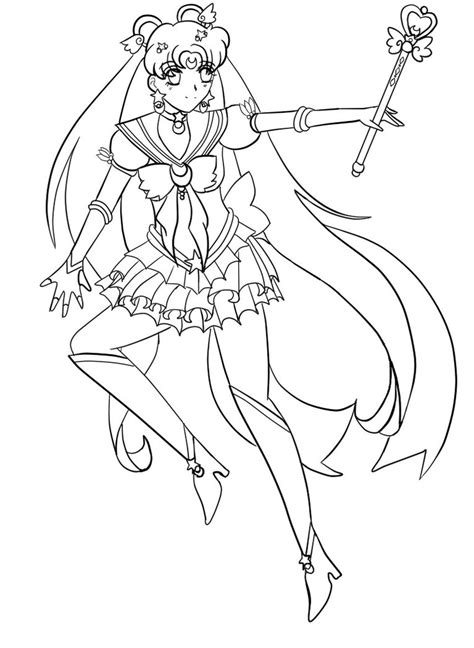 Free Printable Sailor Moon Coloring Pages For Kids