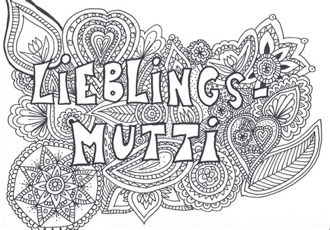 Ausmalbilder mandala malvorlagen kostenlos zum ausdrucken. Mandala Muttertag „Lieblingsmutti" Speed Drawing ...