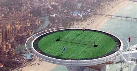 Tennis court is a tennis court(s) located at jebel ali in dubai. World's Highest Tennis Court: Green Roof Built Atop The ...