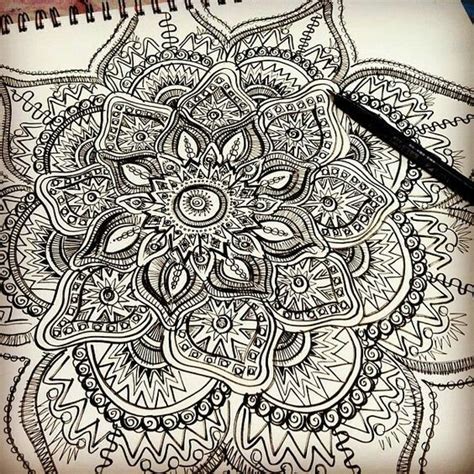 Flower Mandala Drawing At Getdrawings Free Download