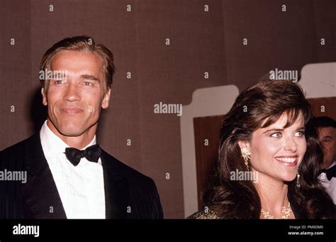 Maria Shriver And Arnold Schwarzenegger Circa 1992 © Jrc The Hollywood