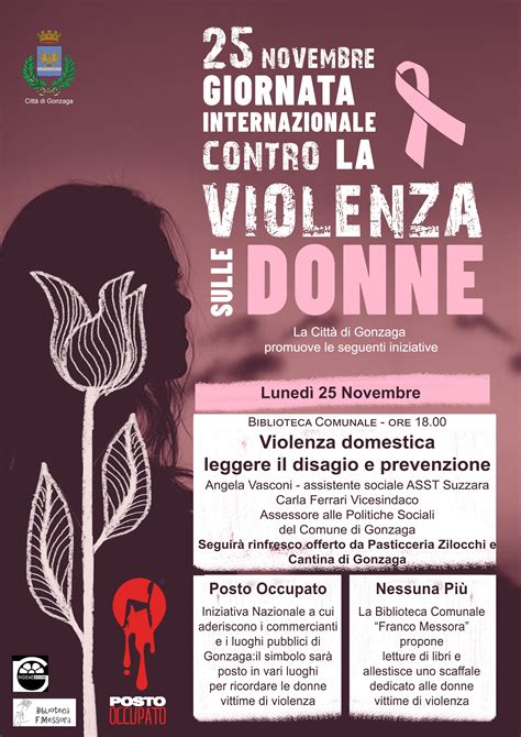 Giornata contro la violenza sulle donne denso calendario di iniziative a Gonzaga Oltrepò