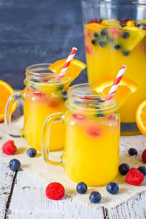 Pineapple Orange Punch Create A Kid Friendly Party Punch By Mixing
