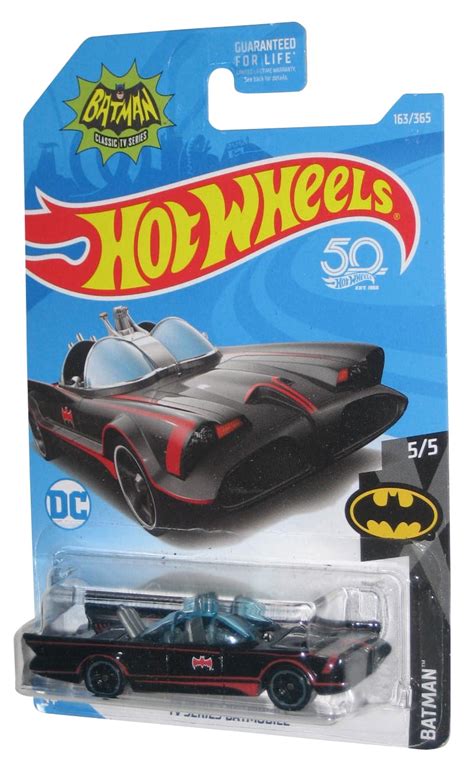 dc batman classic tv series hot wheels batmobile toy car 163 50th anniversary