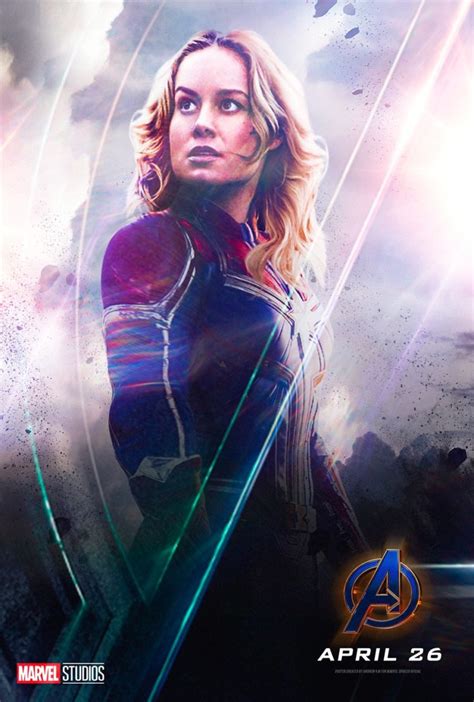Captain Marvel Brie Larson Carol Danvers Avengers Endgame Marvel