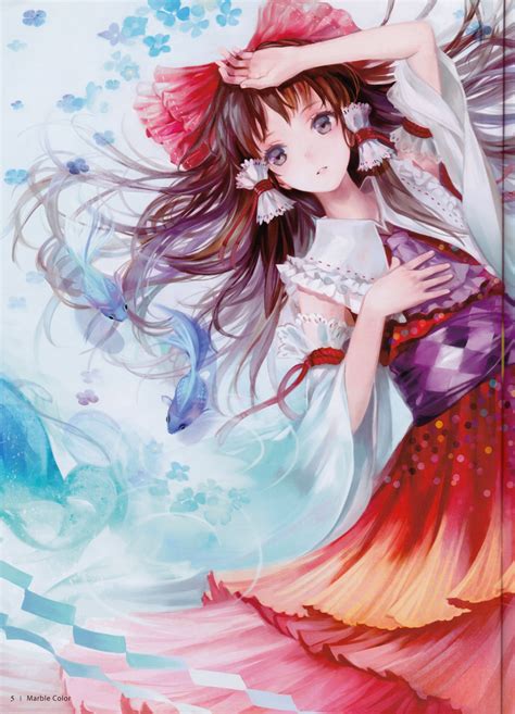 Check out our anime brown hair selection for the very best in unique or custom, handmade pieces from our shops. Brown Hair Fish anime girl Flowers wallpaper | 5017x6959 ...