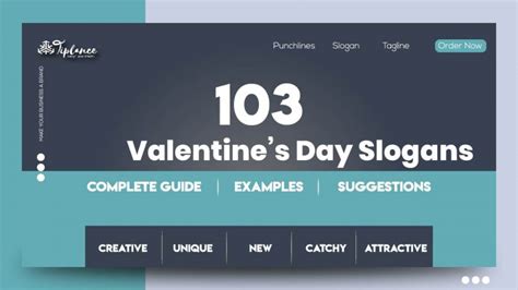 Popular Valentines Day Slogans Ideas Taglines Tiplance