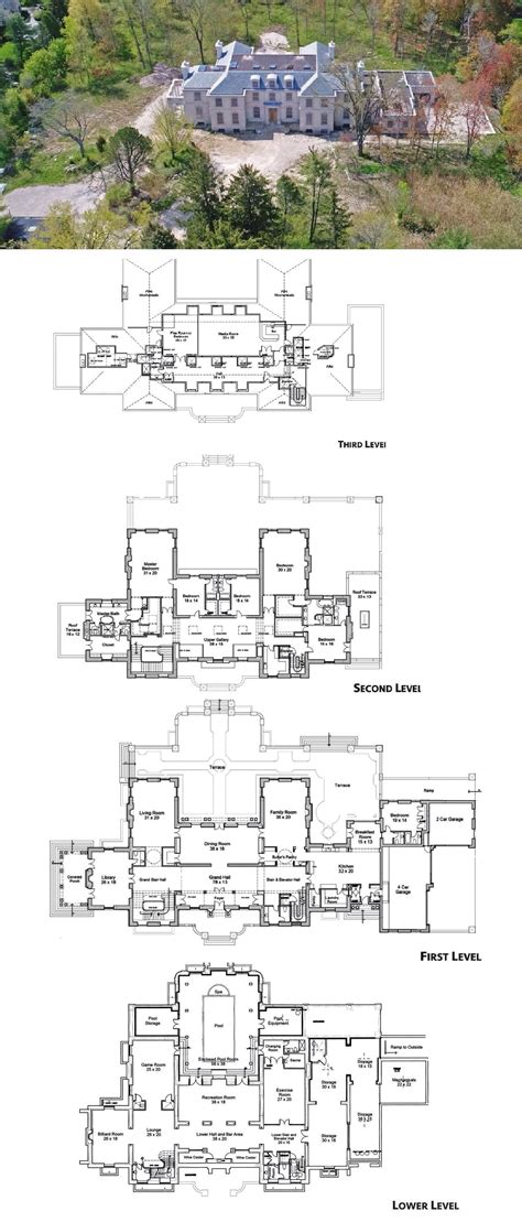 Floor Plans For Mega Mansions