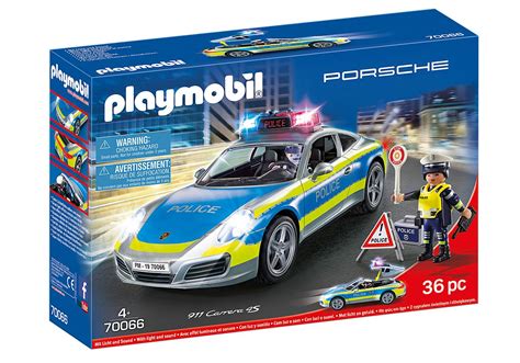 Playmobil 70066 Porsche 911 Carrera 4s Coche Policia 4499