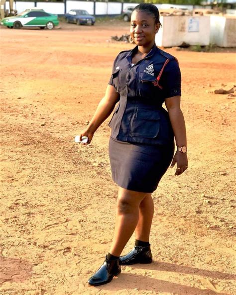 Ghanaian Policewoman With Big Butts Causes Stir On Social Media See What Netizens Are Saying