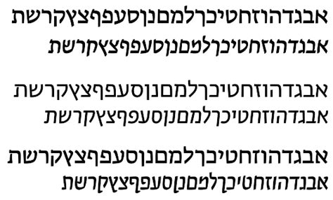 Maybe you would like to learn more about one of these? Typotheque: Secondary Style in Hebrew Typography by Michal ...