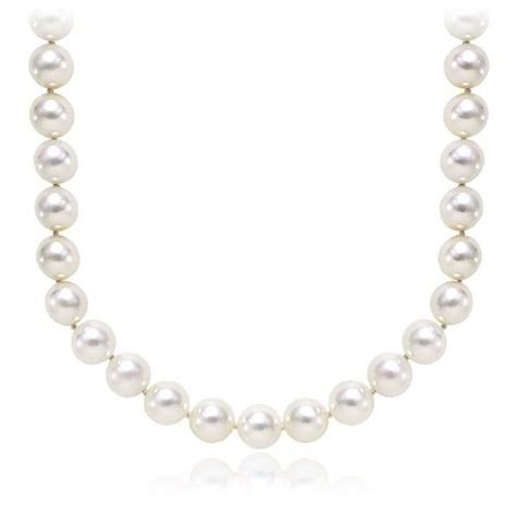 Classic Akoya Pearl Strand Necklace In White Gold Pearl Strands Necklace Cultured Pearls