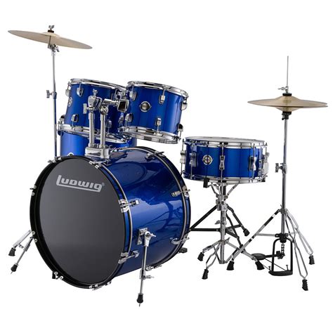 Ludwig Accent Drive 22 Blue Complete Set Drum Kit