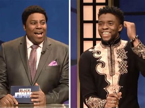 Chadwick Bosemans Black Panther Shows Up On Snls Black Jeopardy Toronto Sun