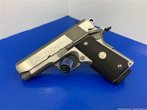 Sold 1996 Colt Officers Acp Mkiv Series 80 45 Acp Stainless Amazing