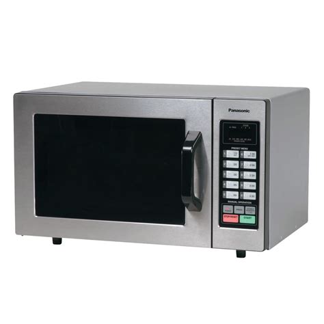 Panasonic Ne 1054f Stainless Steel Commercial Microwave Oven 120v 1000w