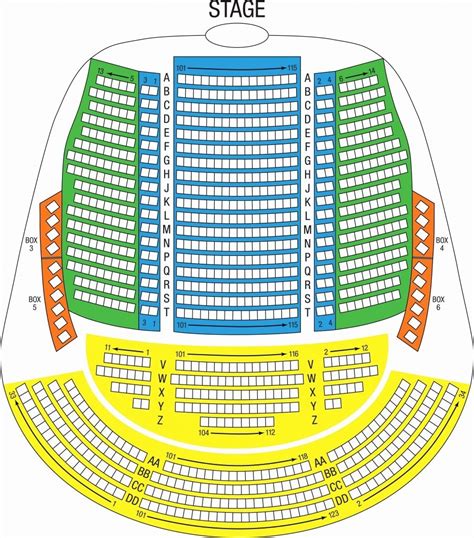 Civic Center Theater Seating Chart