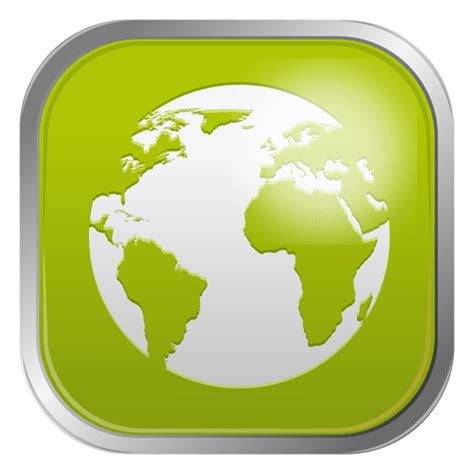 Green Globe Icon Transparent Png And Svg Vector File