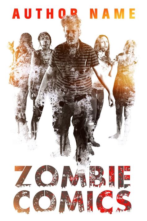 Zombie Comics The Book Cover Designer