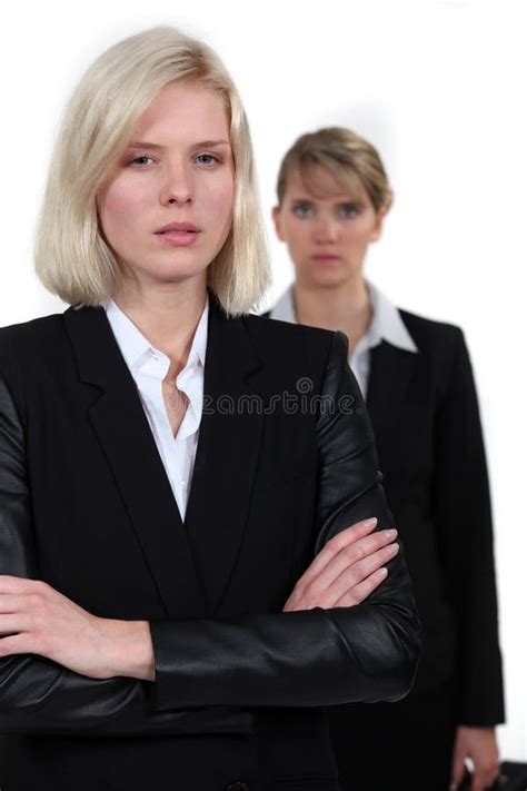 Stern Looking Businesswomen Stock Image Image Of Employer Interview