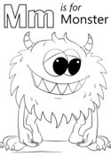 38+ mitten coloring pages for printing and coloring. Letter M is for Moon coloring page | Free Printable ...