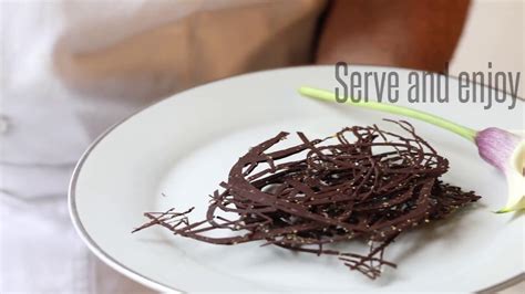 How To Make Chocolate Swirls Easy Chocolate Decorations Impressive