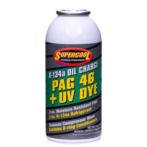Pag 46 Oil Charge With Uv Dye 4oz Tsi Supercool