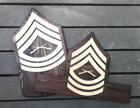 Usmc T Custom Wooden Rank Insignia Plaque Us Marines Etsy