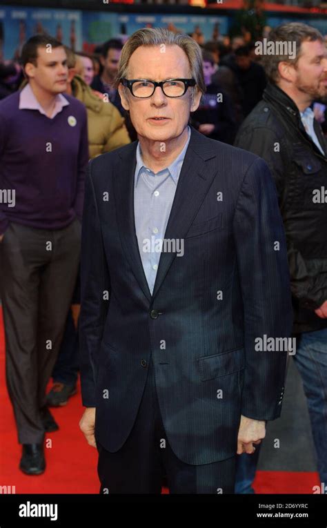 Bill Nighy Arrives At The Premiere Of Arthur Christmas Hi Res Stock