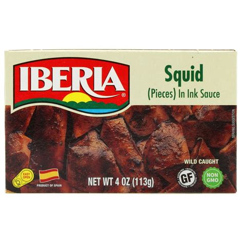 Iberia Squid Pieces In Ink Sauce 4 Oz