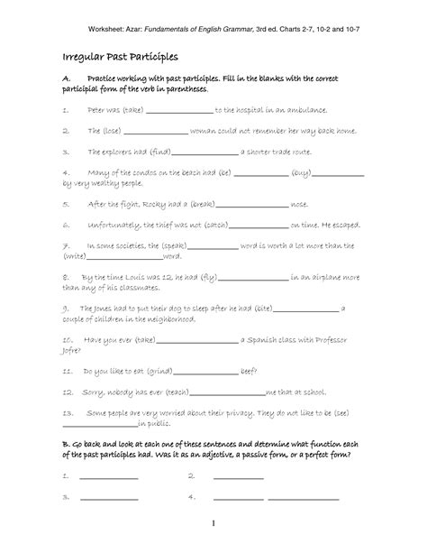 11 Best Images of Past And Present Participle Worksheet - Simple Present Worksheets, Present ...