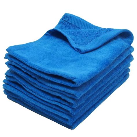 Royal Blue Hand Towels Terry Velour Towel Supercenter Fingertip