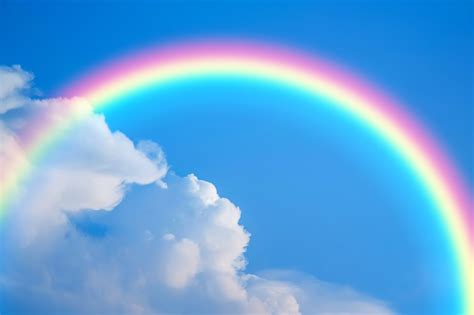 ¿Por qué el arco iris es curvo y no recto?
