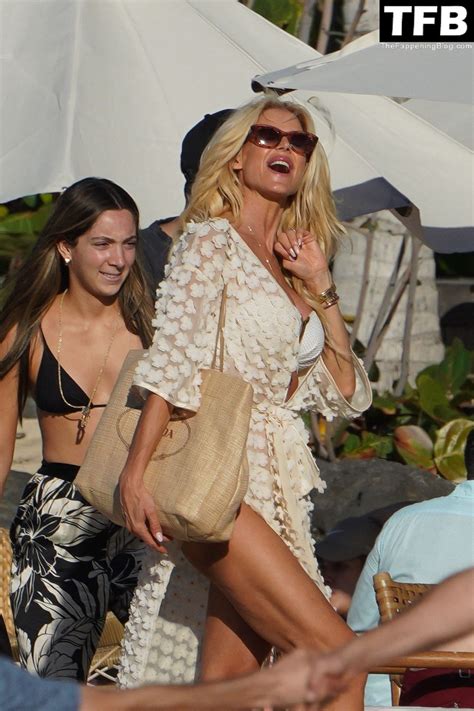 Victoria Silvstedt Enjoys Her Vacation In St Barts Photos Thefappening