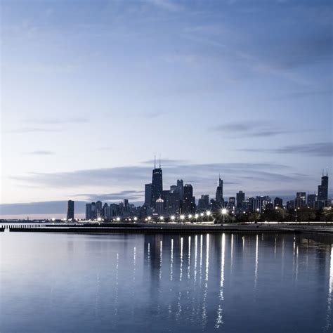 Chicago Skyline Reflection Chicago Photography Skyline Chicago Skyline