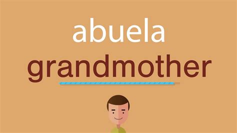 Cómo se dice abuela en inglés - YouTube