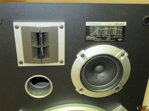 Pioneer Cs 405 Pair Of Vintage 3 Way Speaker Systems New Old Stock