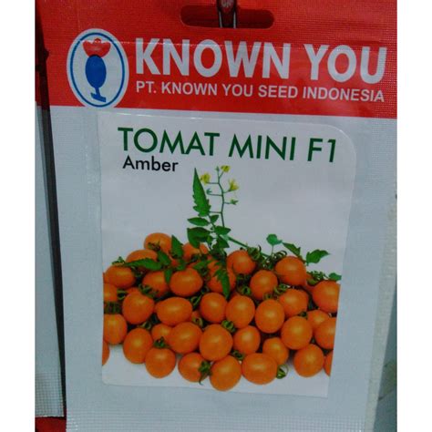 Jual Benih Tomat Mini F Amber Know You Seed Shopee Indonesia