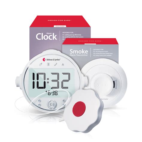 Fire Alarm And Smoke Detector Notification System With Alarm Clock