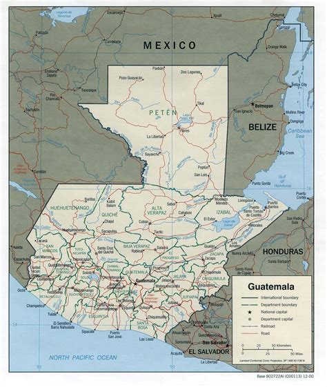 Mapas Detallados De Guatemala Para Descargar Gratis E Imprimir